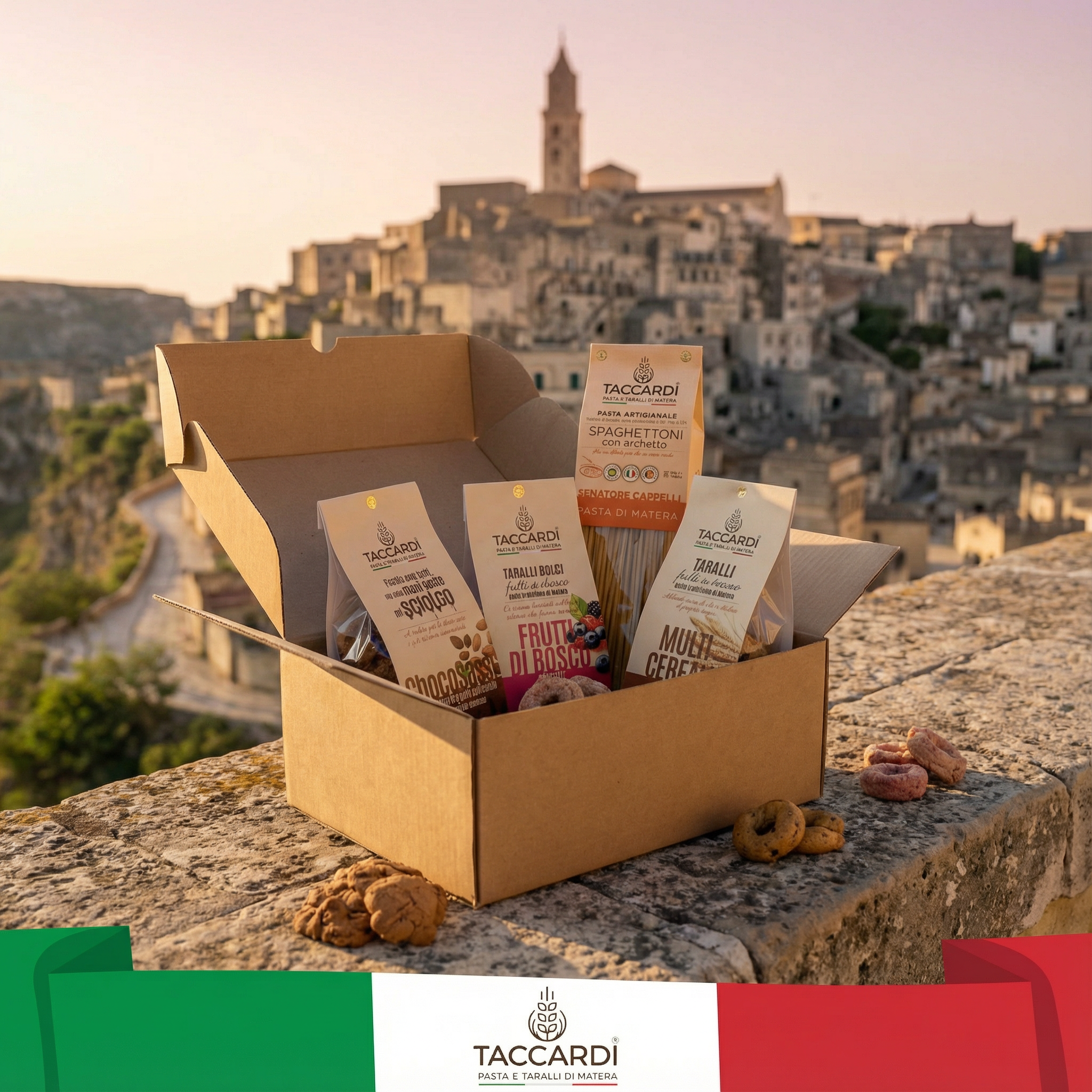 Componi la tua Box Lucana: Pasta Artigianale, Sugo e Taralli di Matera